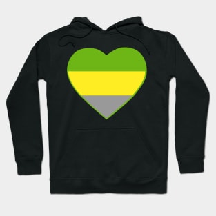 Pride Flag Heart Lithromantic Hoodie